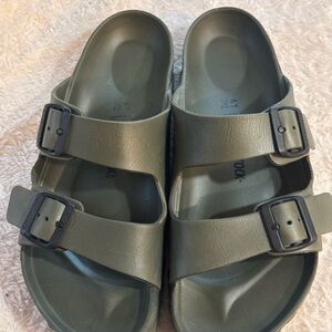 Birkenstock Khaki Double-Strap Sandals